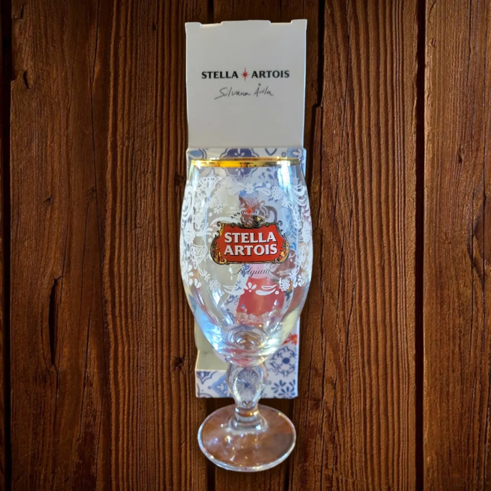 NEW STELLA ARTOIS 33cl Mexico Chalice Limited Edition Glass 2018  Silvana Avila